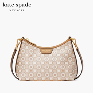 KATE SPADE NEW YORK SPADE FLOWER MONOGRAM COATED CANVAS TOP ZIP CROSSBODY K8941 กระเป๋าสะพายข้าง