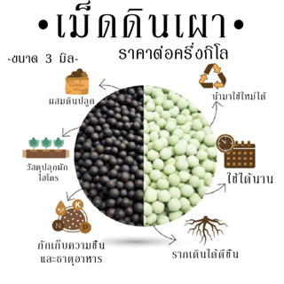 หิน เม็ดดินเผา หินโรยหน้ากระถาง หินโรยแคคตัส Popperสี ป็อปเปอร์สี เม็ดดินเผามวลหนัก หินโรยมอนสเตร่า หินดินเผา ปุ๋ย