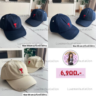 👜: New!! Ami Paris Cap ‼️ก่อนกดสั่งรบกวนทักมาเช็คสต๊อคก่อนนะคะ‼️