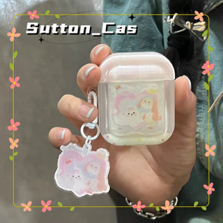 ❤️ส่งของขวัญ❤️ เคสแอร์พอด 1 2 การ์ตูน สาวน่ารักหัวใจ เคส AirPods 3 pro แฟชั่น ความนิยม case for AirPod Pro2 AirPods gen2