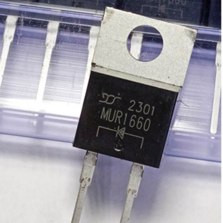 เกรดอย่างดี MUR1660 16A 600V 50ns TO-220 Ultra-Fast Recovery Rectifier Diodes ยี่ห้อ YJ Yangjie