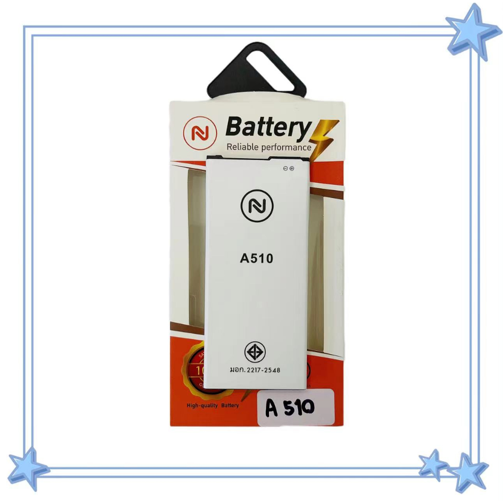 แบตเตอรี่โทรศัพท์มือถือ Samsung A510(A5 2016) งาน Novaแท้ แบตมีคุณภาพ ประกัน1ปี แบตSamsung A510