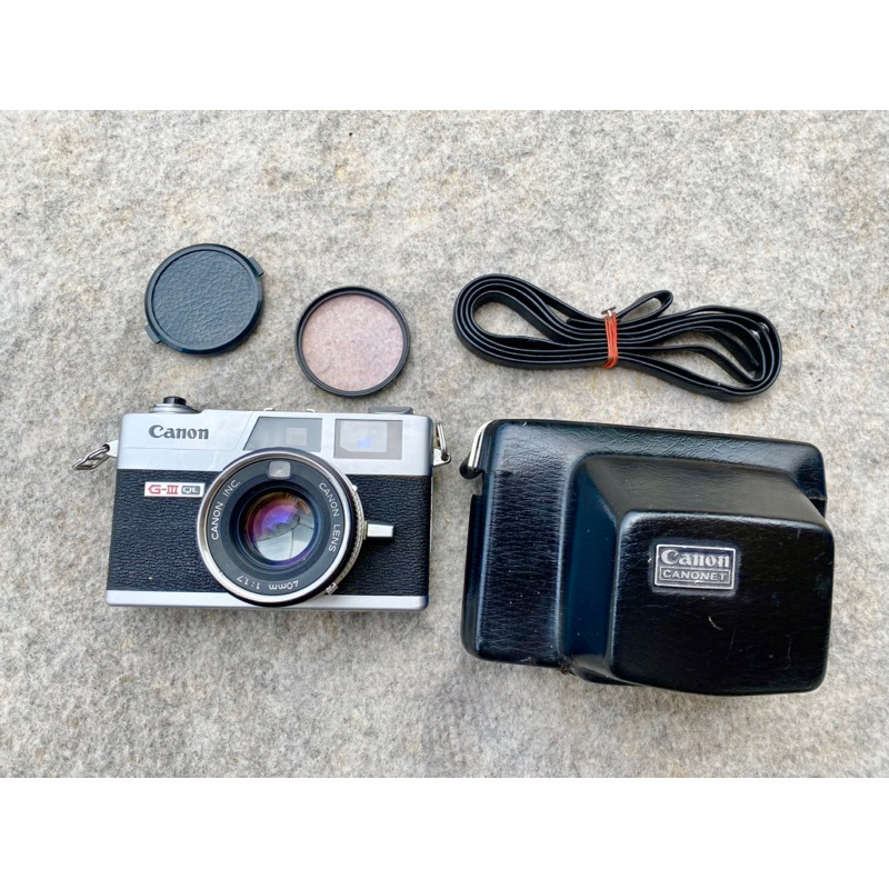 กล้องฟิล์ม canon ql 17gIII สวยอุปกรณ์มาครบ