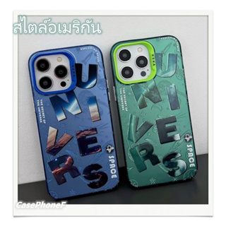 ✨ส่งของขวัญ✨เคส for iPhone 11 14 Pro Max Case for iPhone 12 13 ป้องกันการตก การป้องกัน สไตล์อเมริกัน ระดับสูง เรียบง่าย