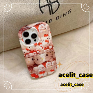 ❤️ส่งของขวัญ❤️ เคสไอโฟน 11 12 13 14 Pro Max HelloKitty ความนิยม การ์ตูน ความคิดสร้างสรรค์ Case for iPhone สไตล์วรรณศิลป์