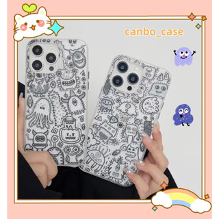 🎁ส่งของขวัญ🎁เคสไอโฟน สำหรับ 11 14 for iPhone Case 13 12 Pro Max น่าสนใจ การ์ตูน ปีศาจ กันกระแทก เคสนิ่ม เคสโทรศัพท์