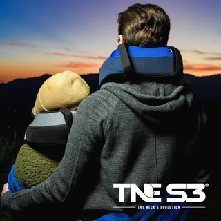 CABEAU The Neck's Evolution S3 (TNE) Neck Pillow หมอนรองคอ มีสายรองคาง แถมถุงเก็บ และที่อุดหูให้ด้วย