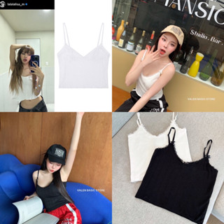 𝑁𝑒𝑤 𝐶𝑜𝑙𝑙𝑒𝑐𝑡𝑖𝑜𝑛 ✨✨ tank top เสื้อสายเดี่ยวแต่งระบายลูกไม้สุดคิ้วท์ สายปรับได้