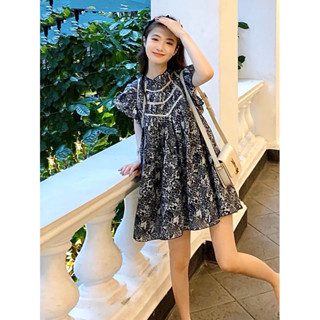 💙🌸💙Blue Flora Barbie dress💙🌸💙 ป้ายypy