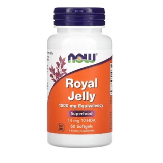 ลดด่วน!!*NOW Foods Royal Jelly 1,000 mg 60 Softgels Exp.6/2024