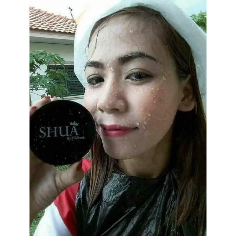 แป้งตลับชัว แป้งกันน้ำ ใช้ได้ทุกสีผิว บำรุงผิวปกป้อง SHUA นวัตกรรมเกาหลี กันแดดTWOWAY CAKE SPF 35 PA+++ ปกปิด คุมมัน 6ชม - รูปที่ 6