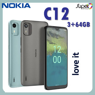 Nokia C12 (3+64GB)จอใหญ่ 6.3" กล้อง 8MP สุดคุ้ม(By Shopee  SuperTphone1234)