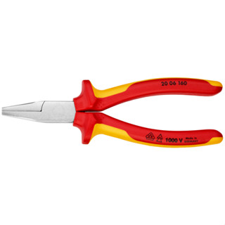 คีมปากแบน KNIPEX NO.20 06 160 Flat Nose Pliers (160mm.) Factory Gear Garage