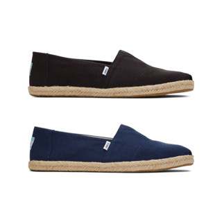 TOMS รองเท้าลำลองผู้ชาย สลิปออน รุ่น Alpargata Rope Recycled Cotton Slubby Woven (C) รองเท้าลิขสิทธิ์แท้