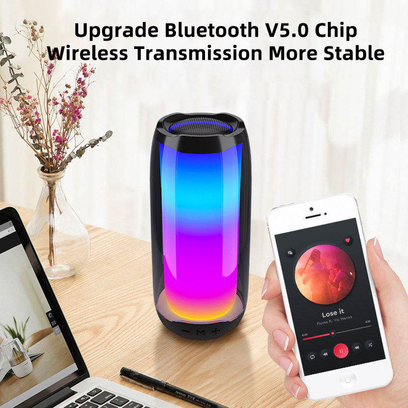 พร้อมส่ง ลำโพงคอมพิวเตอร์ Speaker ลำโพงคอมพิวเตอร์ตั้งโต๊ะ LED  ลำโพงคอมรองรับการเชื่อมต่อแบบมีสาย + Bluetooth ลำโพง USB