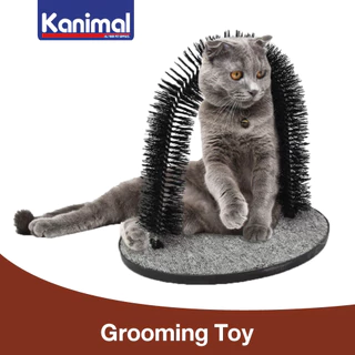 [510041] Kanimal Cat Grooming Toy ของเล่นแมว แปรงนวดขน ช่วยผลัดขนเสีย ผ่อนคลาย 28x35.5x32 ซม. (สีเทา)