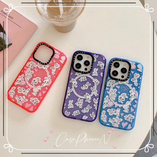 เคสไอโฟน iphone 11 14 Pro Max กระต่าย เคสโทรศัพท์แม่เหล็ก ขอบเต็ม ป้องกันการตก เคส iphone 12 13 Pro Case for iPhone