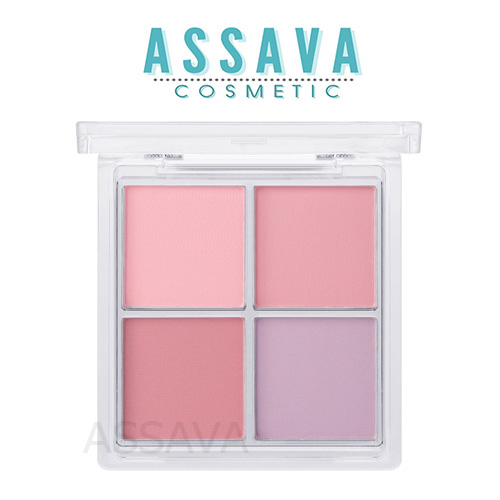 ODBO SIGNATURE 4 SHADES BLUSHER OD1309 บลัชเชอร์ 4 เฉดสี เนื้อบางเบา เกลี่ยง่าย สีสดใส