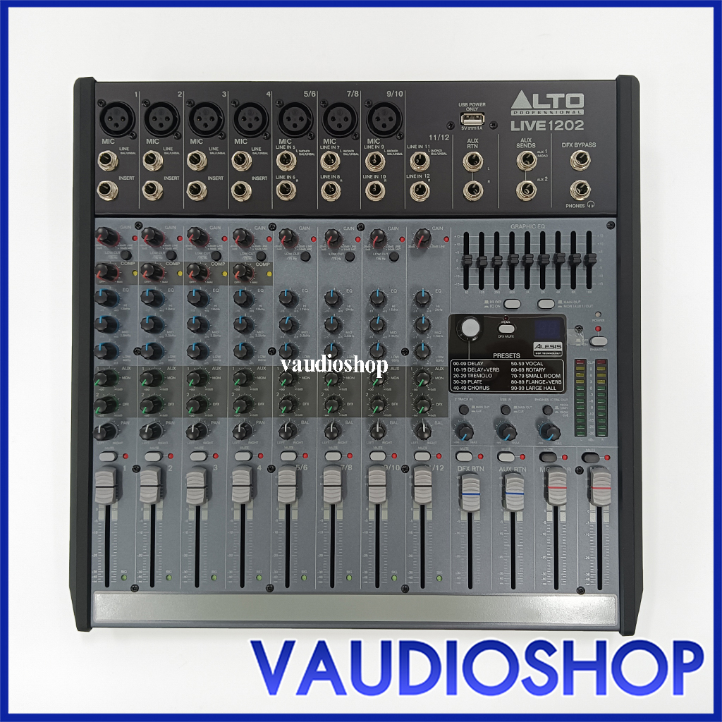 MIXER ALTO LIVE1202 มิกเซอร์อัลโต้ จำนวน 1 เครื่อง ALTO LIVE-1202 มิกเซอร์ มิกซ์อัลโต้