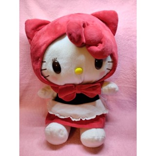 Hello Kitty หนูน้อยหมวกแดง สูง 15 นิ้ว ลิขสิทธิ์แท้ Sanrio SEGA