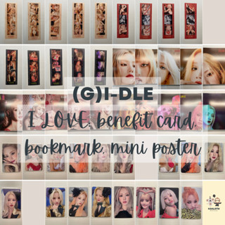 (G)I-dle I LOVE การ์ดเบเน DMM2, Apple Music, SW3, Withmuu LD ที่คั่นหนังสือ โปสพับ