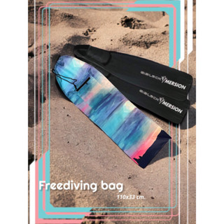 ถุงผ้าใส่ฟินฟรีไดฟ์ แบบกันน้ำ Freediving fins Shoulder bag พร้อมส่งมากกว่า 10 ลาย