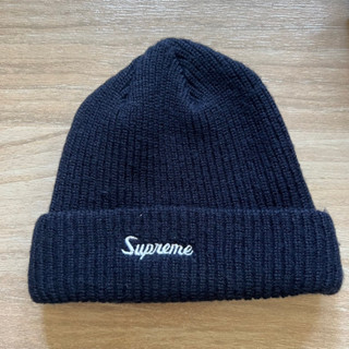 Used like new Supreme Logo Beanie(ของแท้💯)