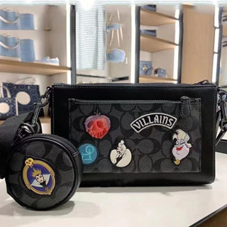 กระเป๋าสะพายผู้ชาย COA CC094 Disney Heritage Convertible Crossbody 005P