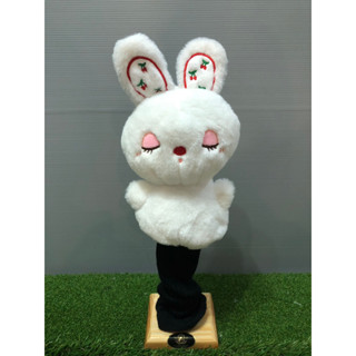 Golf Head Cover For Fairway "Rabbit”white