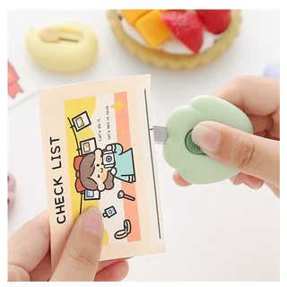คัตเตอร์จิ๋ว เท้าแมว ดอกไม้ คัตเตอร์ พกพา Free โซ่ไข่ปลา