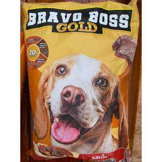 อาหารสุนัข Bravo Boss Gold บราโว่ บอส โกลด์ ราคาถูก ขนาด 1 kg. รสเนื้อ 🐕🐕🐕🐕🐕