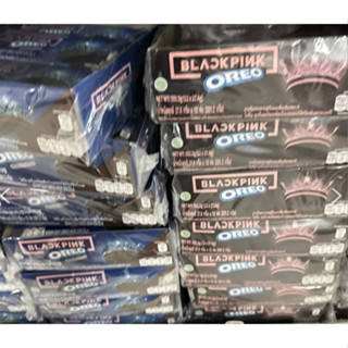 Oreo โอริโอ  ครีมช็อคโกแลต ครีมสตอเบอร์รี่  แพ็ค 12 ซอง Oreo Black Pink