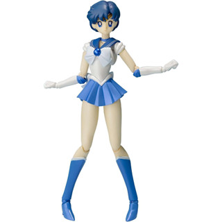 จัดส่งตรงถึงญี่ปุ่น S.H.Figuarts Sailor Moon Sailor Mercury ประมาณ 140 มม. PVC &amp; ABS ทาสีรูปเคลื่อนย้ายได้