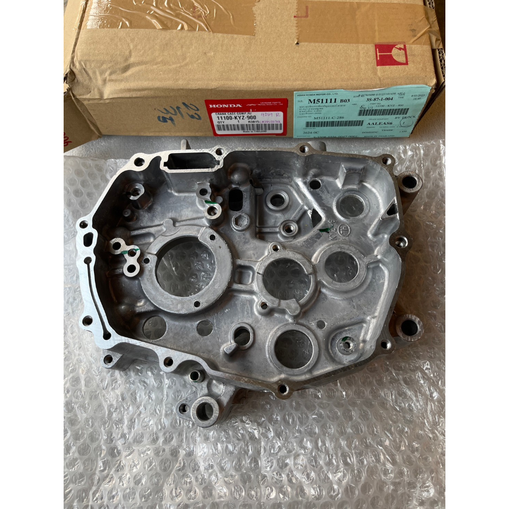 11200-KYZ-901 แคร้งเครื่องกลางข้างซ้าย Wave 125i (2012-2020) สตาร์ทมือ แท้ศูนย์ (Crank Case Comp, Le