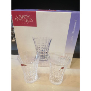 แก้ว​ Cristal​ D arques Lad Diamond​ 360​ ml.