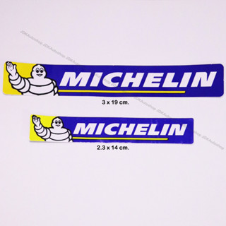 sticker สติ๊กเกอร์ ไวนิล กันน้ำ ติดรถ แต่งรถ MICHELIN มิชลิน สไตล์เท่ๆ มี 2 ขนาดให้เลือก