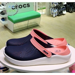 Crocs Lite Ride Clog รองเท้าแตะ แบบลำลอง มาใหม่สุดฮิต ใส่ได้ทุกเพศ มีส่วนลดราคา