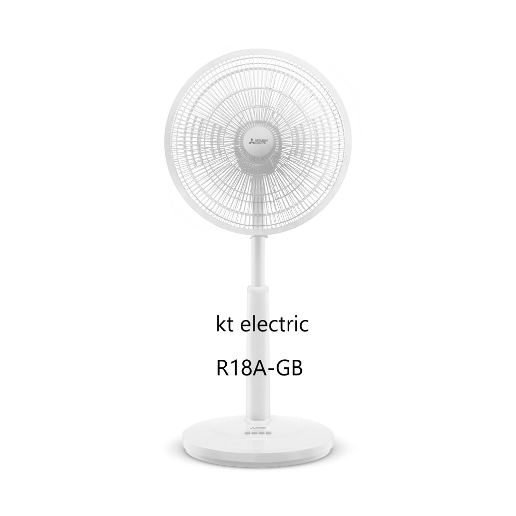 MITSUBISHI พัดลมสไลด์ พัดลมตั้งพื้นกึ่งตั้งโต๊ะ 18 นิ้ว R18A-GB