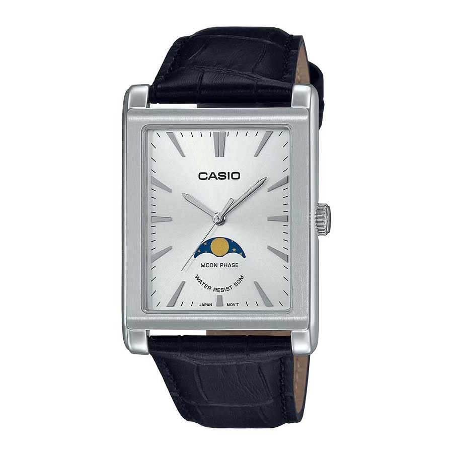 🎁CASIO STANDARD MTP-M105L-7A Moon phase ของแท้ 100% พร้อมส่ง ประกัน 1 ปี