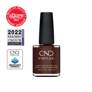 CND VINYLUX สีทาเล็บกึ่งเจล สี Cuppa Joe 0.5 oz. (15 ml.) นำเข้าจากอเมริกา