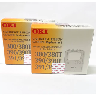 ตลับผ้าหมึก OKI RIBBON ML-390/380/391 ตลับผ้าหมึกดอทเมตริกซ์สีดำเข้ม คมชัด