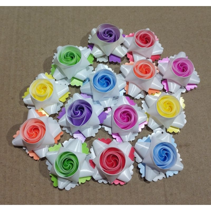 เหรียญโปรยทาน พร้อมใช้🥰 ดอกกุหลาบจิ๋ว🌹20ชิ้น