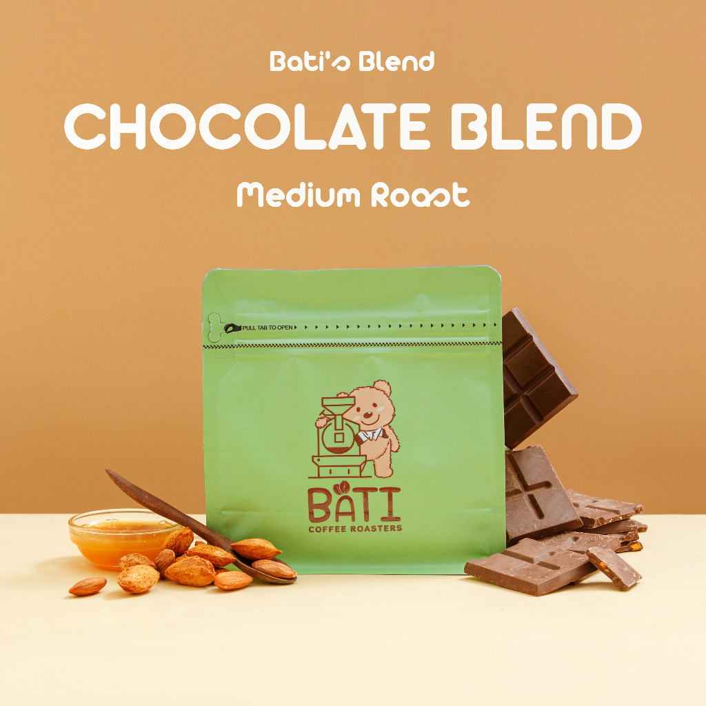 BATI'S CHOCOLATE BLEND เมล็ดกาแฟ คั่วกลาง คั่วสดใหม่ | 100% Arabica | Medium Roast Coffee Beans