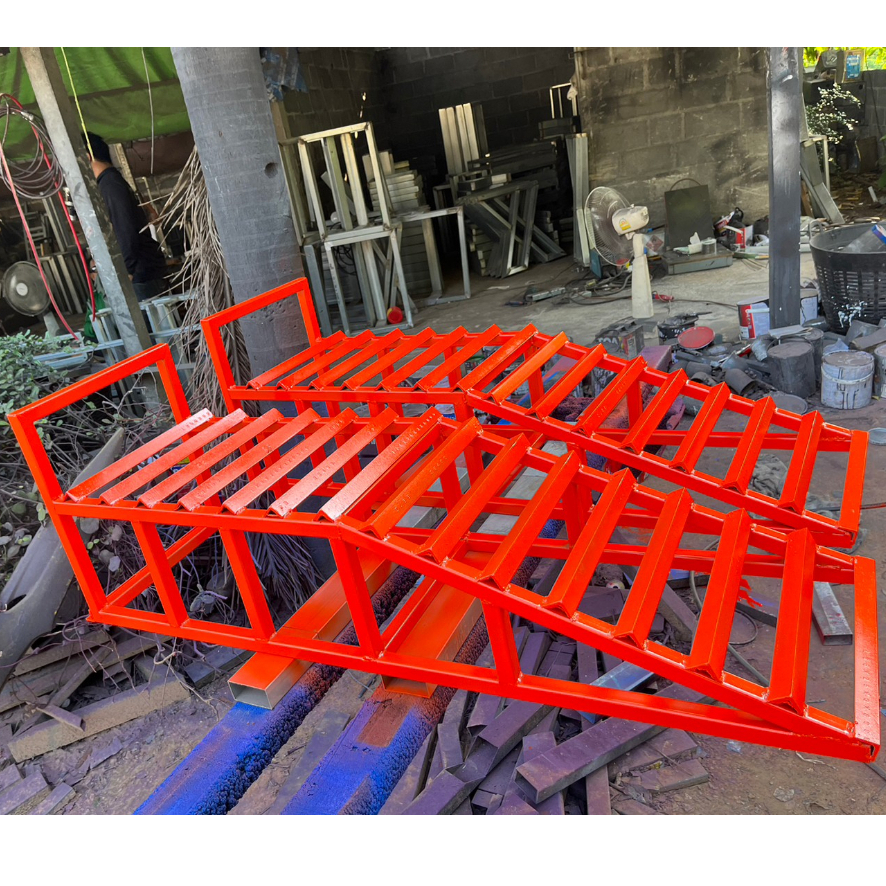 Car Ramp รองยกล้อ Ramp ยกรถ ก35xส25xย120 ซม. บันไดยกรถยนต์ ยกระดับรถยนต์ให้สูงขึ้น ตรวจเช็คช่วงล่าง 