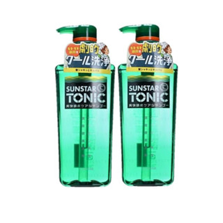 Sunstar Tonic Super Refreshing Scalp Care Shampoo ซันสตาร์โทนิค แชมพู ทำความสะอาดเส้นผม 460ml.(แพคคู่)