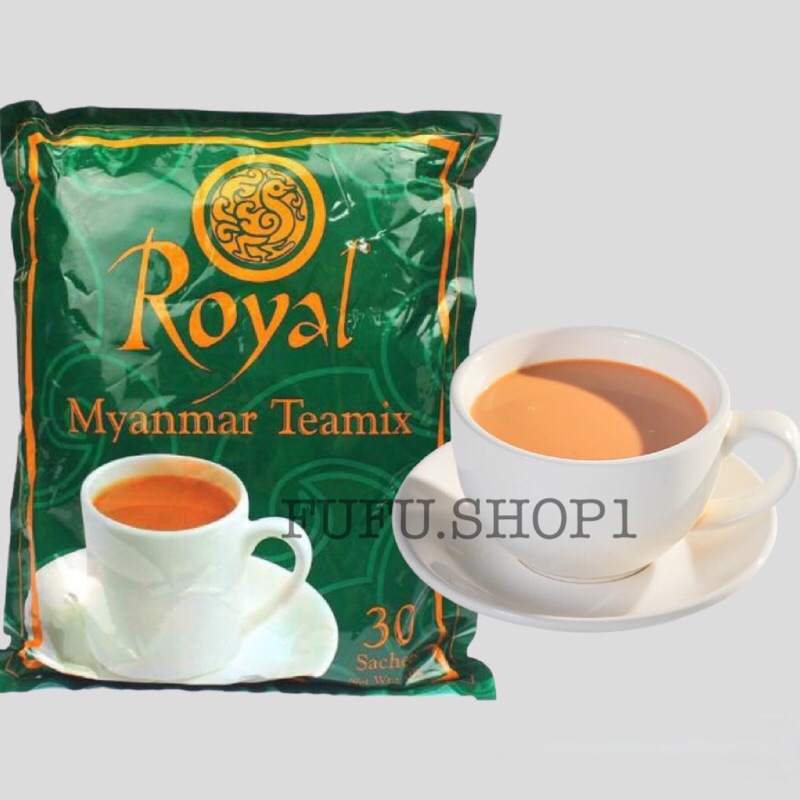 ขายดีอันดับ1 ชาพม่า Royal Myanmar tea mix ชานมพม่า 3in1ยอดนิยม 缅甸奶茶