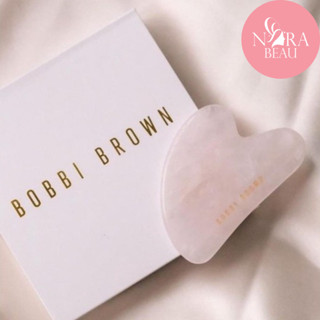 Bobbi Brown Gua Sha Stone Rose Quartz หินกัวซาสำหรับนวดผิวหน้า ทำจากหิน Rose Quartz รูปทรงหัวใจ