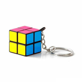 HIGHTIDE Magic Cube Keychain E (HGZ066-E) / พวงกุญแจรูบิค ลาย E แบรนด์ HIGHTIDE จากประเทศญี่ปุ่น