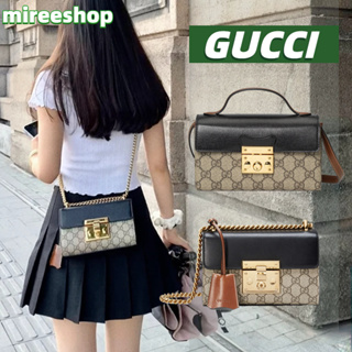 🍒กุชชี่ Gucci กระเป๋า Padlock GG Small Shoulder Bag