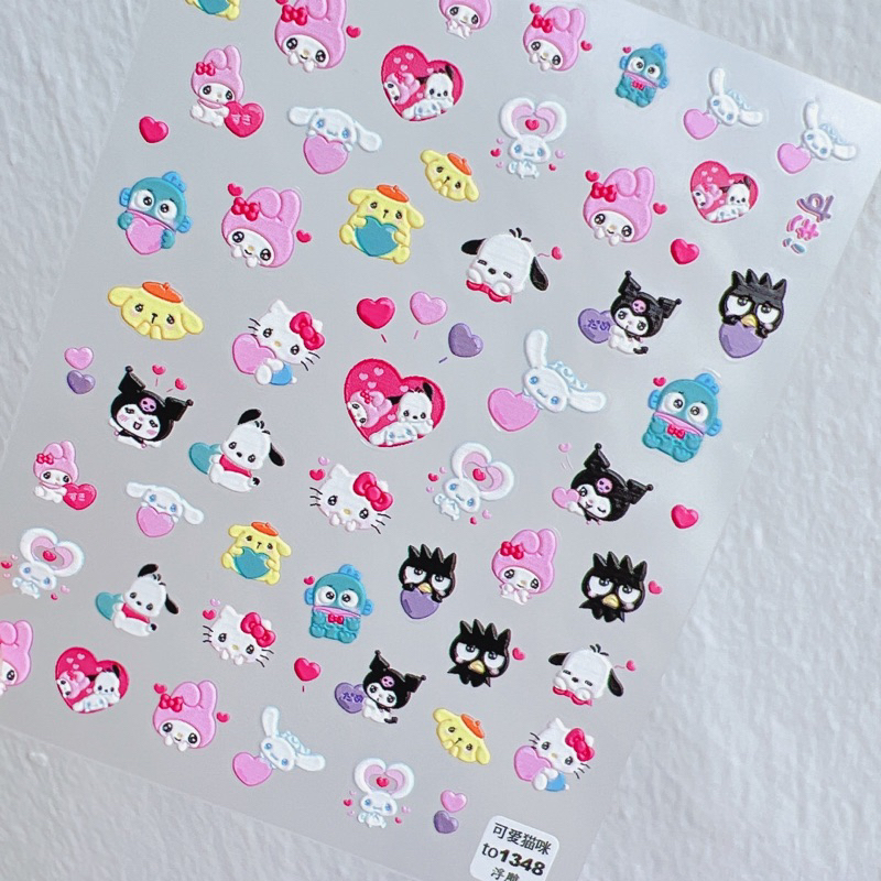 สติกเกอร์Sario💜💗💚❤️💝